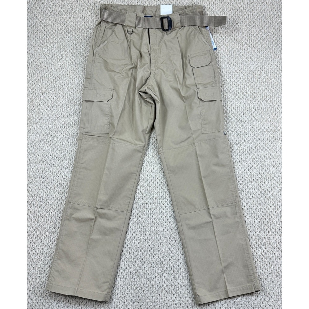 NEW Propper Tactical Pant Mens 38x34 Khaki Cargo Uniform Ripstop Trouser w/ Belt